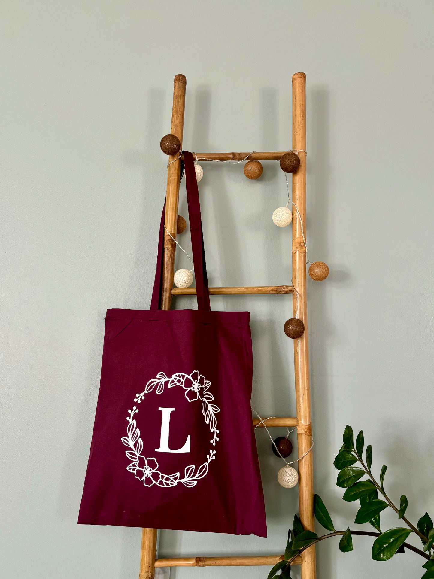 Tote bag avec initiale