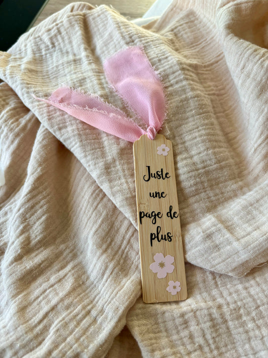 Marque pages bois