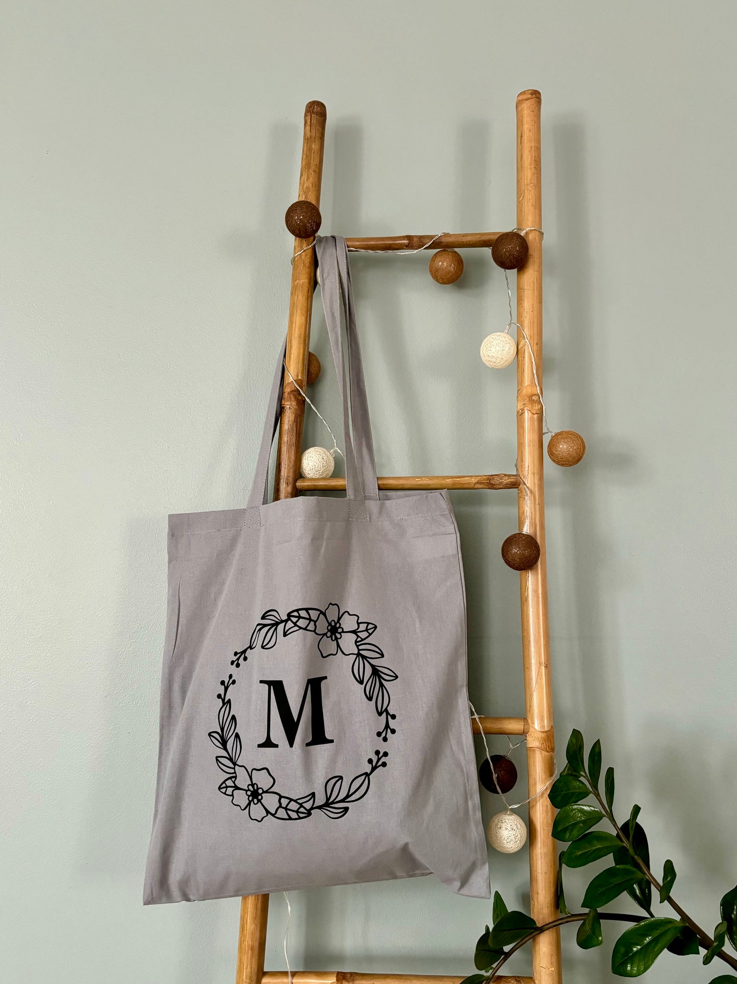Tote bag avec initiale