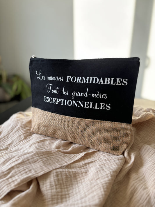 Pochette "Maman formidable, grand mère exceptionnelle".